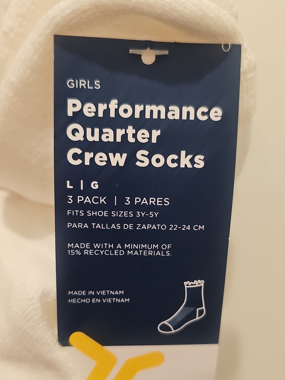 NWT Kids Ruffled Socks - 3 Pack - Picture 2 of 2